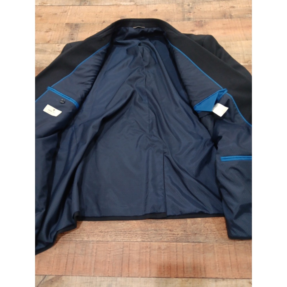 Oak Hill Perfect Fit Men's Navy Suit Jacket / Blazer Size 58R w/Aerocool 2288 - Picture 2 of 11